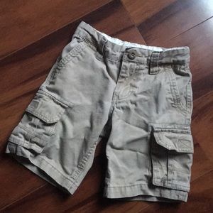 Old Navy Boys Cargo Khaki Shorts
